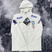 2024-25  Brazil White Outdoor Jackets #102冲锋衣