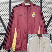 2024-25 RMA Red & Khaki Double Sided Windbreaker (双面风衣)