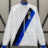 2024-25  Real Sociedad Blue & White Double Sided Windbreaker (双面风衣)