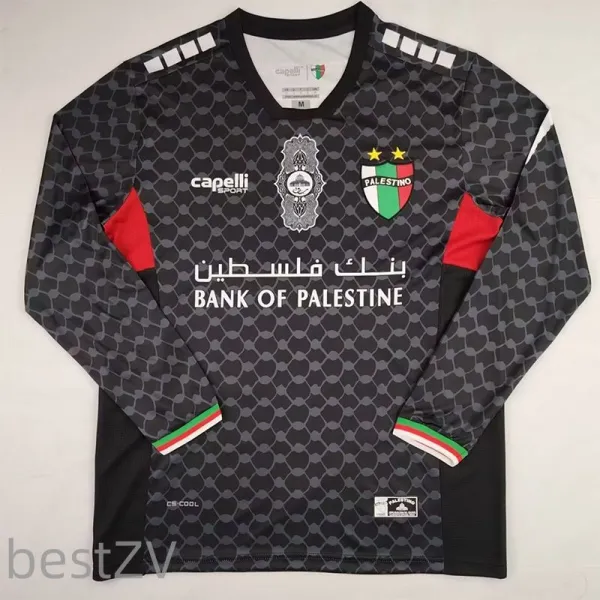 2024-25 Deportivo Palestino Away Long Sleeve Soccer Jersey (长袖)