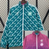 2024-25 Germany Green & Pink Double Sided Windbreaker (双面风衣)