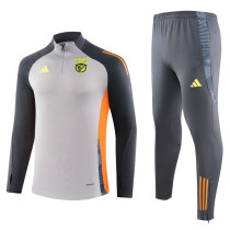 2024-25 Benfica Grey Half Pull Tracksuit (半拉链)