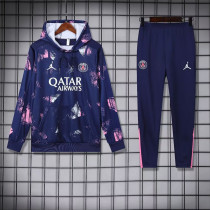2024-25 PSG Royal Blue Hoodie Tracksuit (卫衣套装)