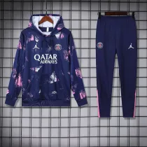 2024-25 PSG Royal Blue Hoodie Tracksuit (卫衣套装)