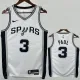 2022-23 SA Spurs PAUL#3 White Top Quality Hot Pressing NBA Jersey