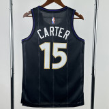 2024-25 Raptors CARTER #15 Black City Edition Top Quality Hot Pressing NBA Jersey