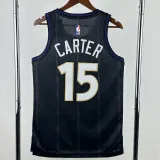 2024-25 Raptors CARTER #15 Black City Edition Top Quality Hot Pressing NBA Jersey