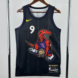 2024-25 Raptors BARRETT #9 Black City Edition Top Quality Hot Pressing NBA Jersey