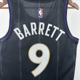 2024-25 Raptors BARRETT #9 Black City Edition Top Quality Hot Pressing NBA Jersey