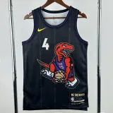 2024-25 Raptors BARNES #4 Black City Edition Top Quality Hot Pressing NBA Jersey