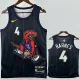 2024-25 Raptors BARNES #4 Black City Edition Top Quality Hot Pressing NBA Jersey