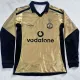 2001-2002 Man Utd Gold 100th Anniversary Long Sleeve Retro Soccer Jersey (长袖)