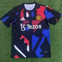 2024-25 Man Utd Red Black Training shirts