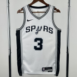 2022-23 SA Spurs PAUL#3 White Top Quality Hot Pressing NBA Jersey