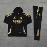 2024-25 RMA Black Hoodie Tracksuit (卫衣套装)