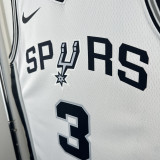 2022-23 SA Spurs PAUL#3 White Top Quality Hot Pressing NBA Jersey