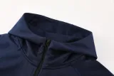2024-25 PSG Royal blue Hoodie Jacket Tracksuit #01
