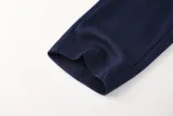 2024-25 Marseille Royal blue Hoodie Jacket Tracksuit #01
