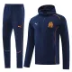 2024-25 Marseille Royal blue Hoodie Jacket Tracksuit #01