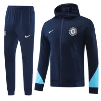 2024-25 CHE Royal blue Hoodie Jacket Tracksuit #01