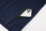 2024-25 PSG Royal blue Hoodie Jacket Tracksuit #01