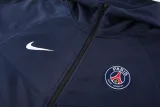 2024-25 PSG Royal blue Hoodie Jacket Tracksuit #01