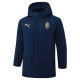 2024-25 ACM Royal Blue Hooded Windbreaker Fabric Cotton Coat #G257(黄标)