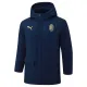 2024-25 ACM Royal Blue Hooded Windbreaker Fabric Cotton Coat #G257(黄标)