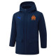 2024-25 Marseille Royal Blue Hooded Windbreaker Fabric Cotton Coat #G244(橙标)