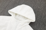 2024-25 ACM White Hooded Windbreaker Fabric Cotton Coat #G256(红标)