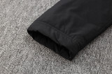 2024-25 ACM Black Hooded Windbreaker Fabric Cotton Coat #G254(红标)