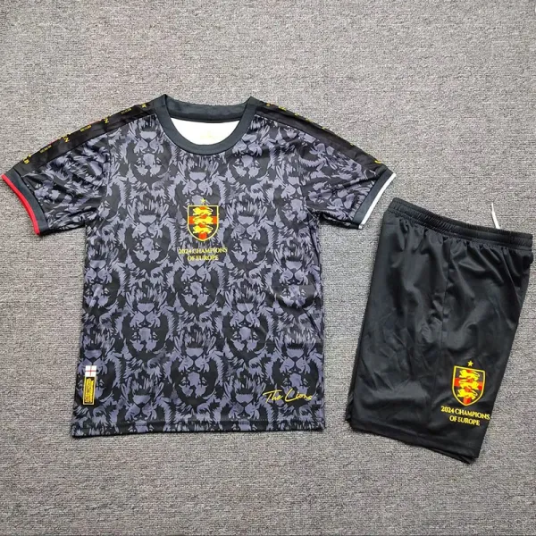 2024-25 England Comma Black Special Edition Kids Soccer Jersey