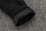 2024-25 ACM Black Hooded Windbreaker Fabric Cotton Coat #G254(红标)
