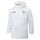 2024-25 Napoli White Hooded Windbreaker Fabric Cotton Coat #G237