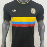 2024 Colombia Black 100th Anniversary Fans Soccer Jersey