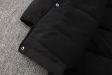 2024-25 Man City Black Hooded Windbreaker Fabric Cotton Coat #G242(绿彪标)