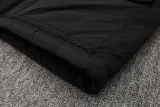 2024-25 Man City Black Hooded Windbreaker Fabric Cotton Coat #G242(绿彪标)
