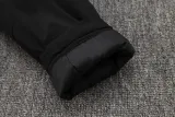 2024-25 Man City Black Hooded Windbreaker Fabric Cotton Coat #G242(绿彪标)