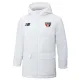 2024-25 Sao Paulo White Hooded Windbreaker Fabric Cotton Coat #G260