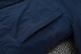 2024-25 Sao Paulo Royal Blue Hooded Windbreaker Fabric Cotton Coat #G259