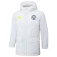 2024-25 Man City White Hooded Windbreaker Fabric Cotton Coat #G240(绿彪标)