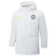 2024-25 Man City White Hooded Windbreaker Fabric Cotton Coat #G240(绿彪标)
