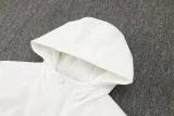 2024-25 Man City White Hooded Windbreaker Fabric Cotton Coat #G240(绿彪标)