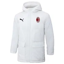 2024-25 ACM White Hooded Windbreaker Fabric Cotton Coat #G256(红标)