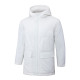 2024-25 White Hooded Windbreaker Fabric Cotton Coat #G262光板