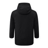 2024-25 ACM Black Hooded Windbreaker Fabric Cotton Coat #G253(黄标)