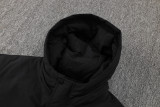 2024-25 ACM Black Hooded Windbreaker Fabric Cotton Coat #G253(黄标)