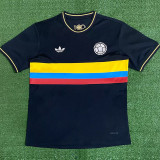 2024 Colombia Black 100th Anniversary Fans Soccer Jersey