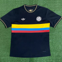 2024 Colombia Black 100th Anniversary Fans Soccer Jersey