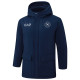 2024-25 Napoli Royal Blue Hooded Windbreaker Fabric Cotton Coat #G238